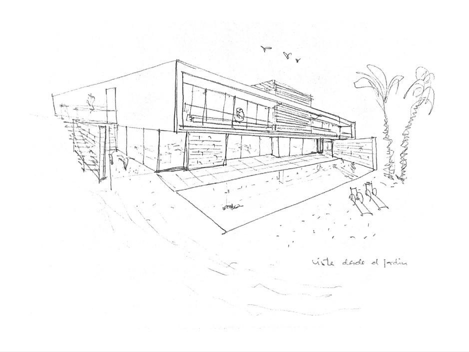 Proyecto de el estudio de arquitectura FH2L Arquitectos de vivienda unifamiliar en Benahavís, Málaga